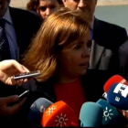 Soraya Sáenz de Santamaría anuncia que el Gobierno crea un gabinete de crisis.-RTVCYL