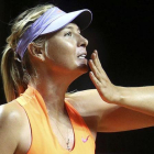 Sharapova, en un partido disputado en Roma.-AP / MICHAEL PROBST