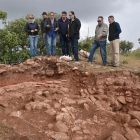 El delegado territorial, Manuel López Represa, visitó ayer las excavaciones en Velilla-Junta de Castilla y León
