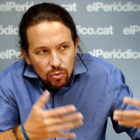 El secretario general de 'Podemos', Pablo Iglesias-EL PERIÓDICO