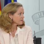 La ministra de Economía, Nadia Calviño.-JOSÉ LUIS ROCA