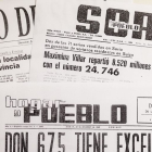Arriba a la derecha, el periódico del 23 de diciembre de 1987 informando del segundo premio de la lotería.-G. MONTESEGURO
