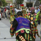 Desfile de la comunidad de Bolivia en Soria en una imagen de archivo. HDS