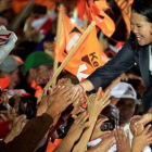 Keiko Fujimori, candidata a la presidencia de Perú, en el mitin de cierre de campaña en Lima.-REUTERS / GUADALUPE PARDO