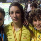 Carmen Romero, en el centro de la imagen, ganó el oro en pruebas combinadas. / Caep Soria-