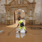 Imagen del monasterio al día siguiente de la tromba de agua-MARIO TEJEDOR