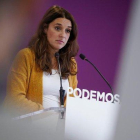 La portavoz del Consejo de Coordinació de Podemos, Noelia Vera.-JOSE LUIS ROCA