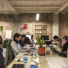 Centro de 'coworking' Alpha Espai de Barcelona. La creación de comunidad es una prioridad.-CÉSAR CID