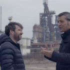 Jordi  Évole habla con el sindicalista y eurodiputado socialista francés Edouard Martin.-