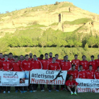 El Atletismo Numantino Soria Pura Vida compite ante sus aficionados con el ascenso a División de Honor en el punto de mira.-