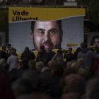 Acto de ERC en la campaña de las elecciones generales, el pasado 26 de abril en Barcelona.-EMILIO MORENATTI AP