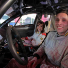 Cristian García y Rebeca Liso participan este sábado en el Rallye de Cervera.-D.S.