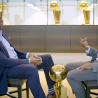 Magic Johnson e Isiah Thomas, cara a cara en el set de NBATV-NBATV