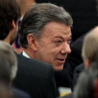 El presidente de Colombia, Juan Manuel Santos, en Bogotá.-EFE / MAURICIO DUENAS CASTANEDA