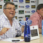 Víctor Martín y Eduardo Rubio en la presentación de la campaña de abonados. / Valentín Guisande-