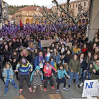 «Frente al ‘nosotros primero’, decimos ‘nosotras juntas’»
Una masiva manifestación feminista, con más de 4.500 asistentes, cierra el 8-M en la capital
