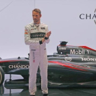 Jenson Button, durante la presentación de la temporada 2015 de McLaren.-AP / FRANK AUGSTEIN