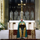 El papa Francisco habla en la Catedral de San Patricio en Nueva York.-EFE / TONY GENTILE / POOL