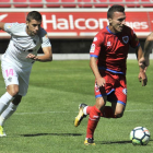 Pablo Valcarce en el encuentro ante el Almería celebrado en el campo de Los Pajaritos y que terminó con victoria numantina por 1-0.-Daniel Rodríguez