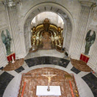El altar de la basílica del Valle de los Caídos, sin la tumba de Franco.-SECRETARÍA DE ESTADO DE COMUNICACIÓN