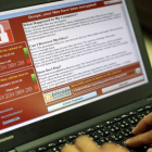 Una pantalla de ordenador muestra un rescate por un ataque de WannaCry.-EFE / RITCHIE B TONGO