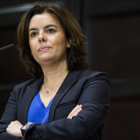 La vicepresidenta del Gobierno, Soraya Sáenz de Santamaría.-