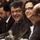 El ministro de Energía, Álvaro Nadal, durante su reunión con los grupos parlamentarios en el Congreso.-EFE/SERGIO BARRANECHEA