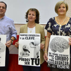 Alberto Rábano, Mª Cruz Garrido y Carmen Ruiz. / ÁLVARO MARTÍNEZ-