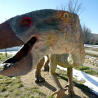 Réplica de un dinosaurio en Villar del Rio (Soria)-Rubén Cacho / ICAL