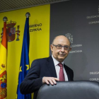 El ministro de Hacienda, Cristóbal Montoro.-MIGUEL LORENZO