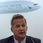 El ya exCEO de Cathay Pacific, Rupert Hogg.-AFP