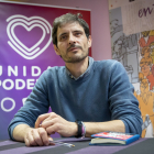 Jorge Ramiro, cabeza de lista a las  Elecciones Autonómicas por Unidas Podemos en Soria. GONZALO MONTESEGURO