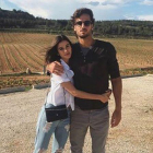 Feliciano López y Sandra Gago, en la primera imagen que el tenista cuelga en su cuenta de Instagram de los dos juntos.-EL PERIÓDICO