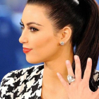 Kim Kardashian y su anillo de compromiso robado.-