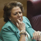 Rita Barberá, el pasado 25 de septiembre, en Les Corts Valencianes.-MIGUEL LORENZO