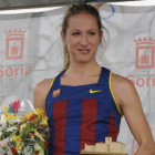 La atleta navarra afincada en Soria, Estela Navascués. / VALENTÍN GUISANDE-