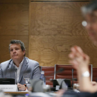 El tesorero de Ciudadanos, Carlos Cuadrado, en la comisión de investigación del Senado.-Mariscal / EFE / MARISCAL