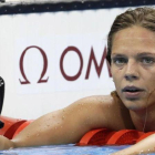 Yuliya Efimova, tras nadar los 100 braza en la piscina de Río.-AP / MICHALE SOHN