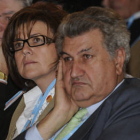Jesús Posada y Marimar Angulo en el último Congreso Provincial del PP. / VALENTÍN GUISANDE-