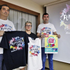 Alberto Santamaría, Rosa Almazán Ransan y Francisco Gil Cubillo en la presentación de la campaña-Mario Tejedor