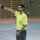 El árbitro soriano Andrés Peñaranda.-