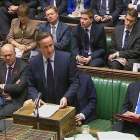Cameron interviene ante la Cámara de los Comunes durante el debate sobre Siria.-AP