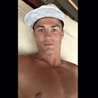 Una imagen del vídeo que Cristiano Ronaldo ha colgado en Twitter para sus fans.-
