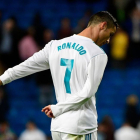Cristiano Ronaldo, en el partido contra el Eibar.-AFP