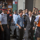 Leo Messi, en septiembre del 2013, a su llegada a los juzgados de Gavà.-JOAN CORTADELLAS