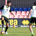 El jugador numantino, Alberto Escassi.-ÁLVARO MARTINEZ