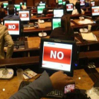 Votaciones en la Asamblea Nacional de Ecuador.-