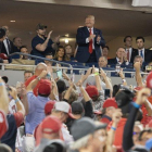 Donald Trump, en  el National Parks de Washington.-EUROPA PRESS