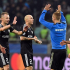 Los jugadores del Qarabag celebran un gol en la última edición de la Champions League. /-ALEXANDER NEMENOV (AFP)