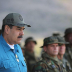 El presidente Nicolas Maduro  durante un acto de gobierno celebrado en Turiamo Venezuela.-EFE PRENSA MIRAFLORES